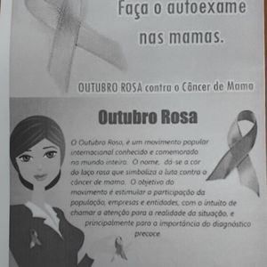 Panfletos para o Outubro Rosa – Prevenção ao Câncer de Mama