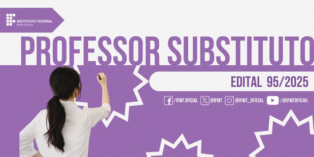 Aberta inscrição pra professor substituto no IFMT 