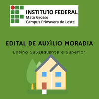 IFMT-PDL - Auxílio Moradia