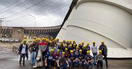Alunos do IFMT-PDL visitam maior Hidrelétrica da América Latina