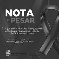 NOTA DE PESAR